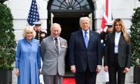 Britain's King Charles bids farewell to Trump as US state visit ends