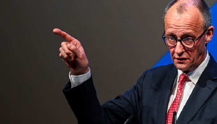 German Chancellor Friedrich Merz speaks at the Christian Democratic Union (CDU) partys rally, during the partys traditional Ash Wednesday meeting, in Trier, Germany, February 18, 2026. — Reuters