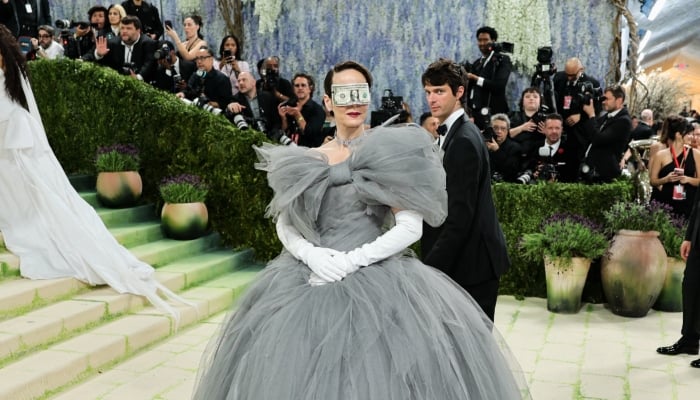 Sarah Paulson poses during the Met Gala, an annual fundraising gala held for the benefit of the Metropolitan Museum of Arts Costume Institute with this years theme Costume Art in New York City, New York, US, May 4, 2026. — Reuters