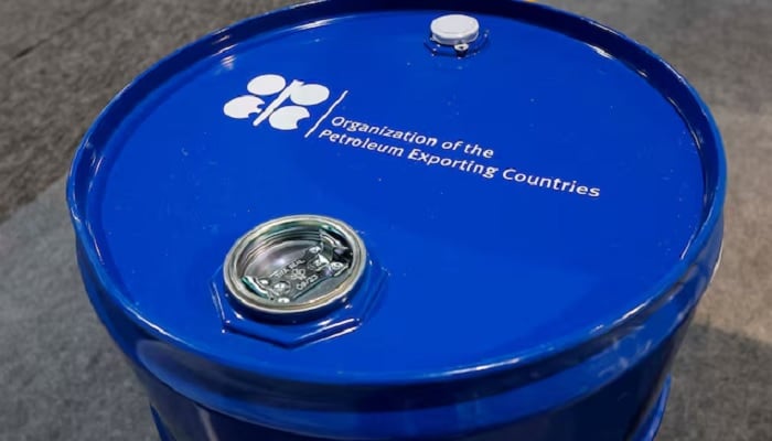 An installation depicting a barrel of oil with the logo of the Organisation of the Petroleum Exporting Countries (OPEC) is seen during the COP29 United Nations climate change conference in Baku, Azerbaijan, November 19, 2024.— Reuters