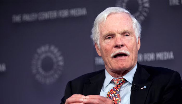 Ted Turner, founder of CNN, speaks on a panel at the Paley Centre for Media in New York April 29, 2012. — Reuters