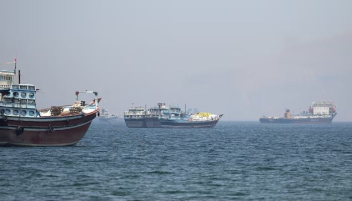Ships and boats in the Strait of Hormuz, Musandam, Oman, April 29, 2026. — Reuters