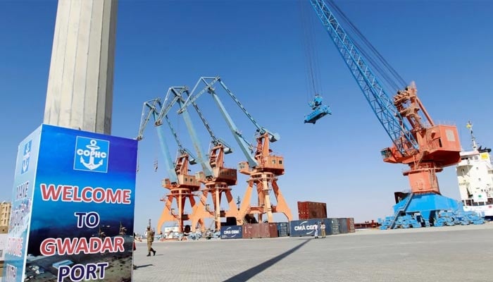 A general view of the port before the inauguration of the China-Pakistan Economic Corridor port in Gwadar on November 13, 2016. — Reuters