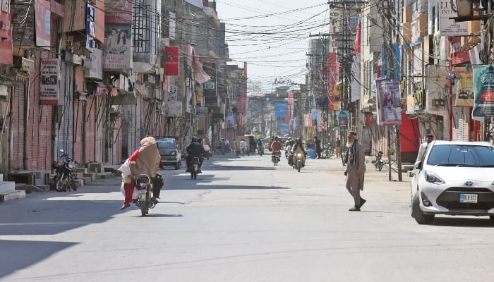 A view of closed market during public holiday on Pakistan Day in Rawalpindi, March 23, 2026. — Online