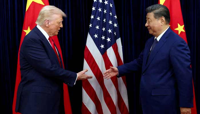 US President Donald Trump shakes hands with Chinese President Xi Jinping as they hold a bilateral meeting at Gimhae International Airport, on the sidelines of the Asia-Pacific Economic Cooperation (APEC) summit, in Busan, South Korea, October 30, 2025. — Reuters/File
