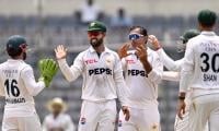 Bangladesh hand Pakistan 268-run target in Dhaka Test