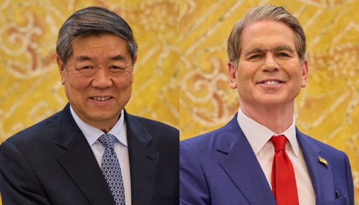 (From left) Chinese Vice Premier He Lifeng and US Treasury Secretary Scott Bessent, during their meeting with South Korean President Lee Jae Myung (not pictured) in Seoul, South Korea, May 13, 2026. — Reuters