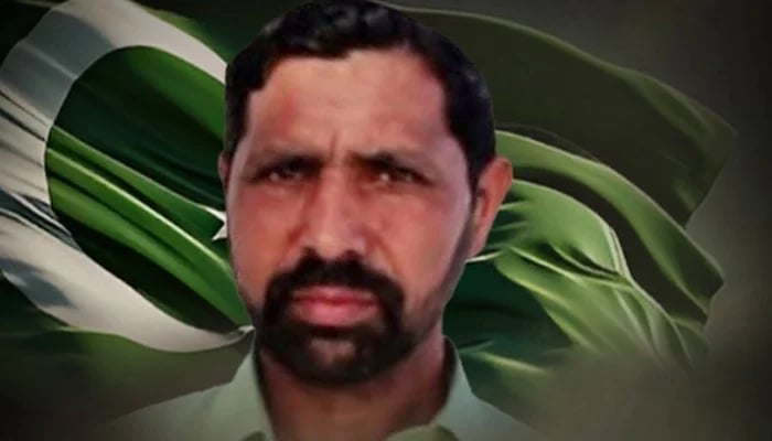 This undated photo shows Liaqat who embraced martyrdom while stopping a suicide bomber. — Geo News