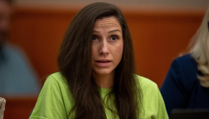 Kouri Richins listens to statements written by her children during her sentencing in 3rd District Court on May 13, 2026 in Park City, Utah, US. — AFP