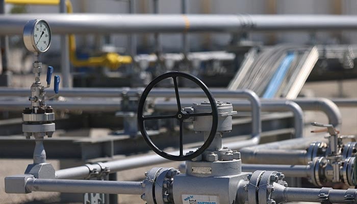 Valves and pipes of Austrian oil and gas group OMVs new gas production in Wittau gas field near Glinzendorf, Austria, May 18, 2026. — Reuters