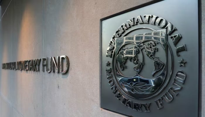 The International Monetary Fund (IMF) logo is seen outside the headquarters building in Washington, US. — Reuters/File