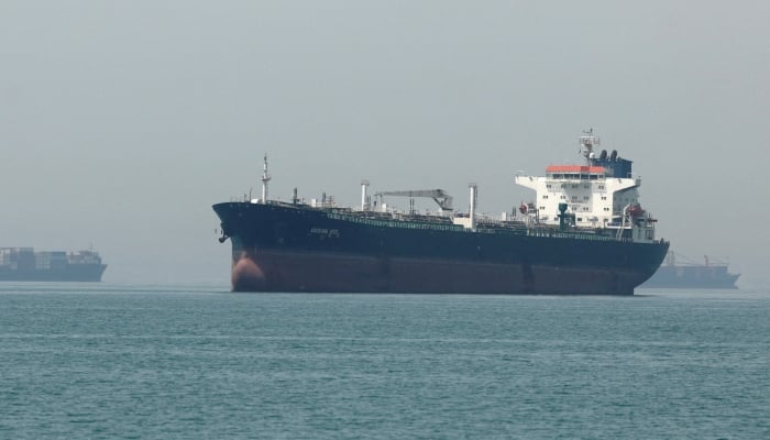Vessel in the Strait of Hormuz, Iran, May 22, 2026. — Reuters