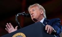 Trump says there is no rush for Iran deal, US blockade stays