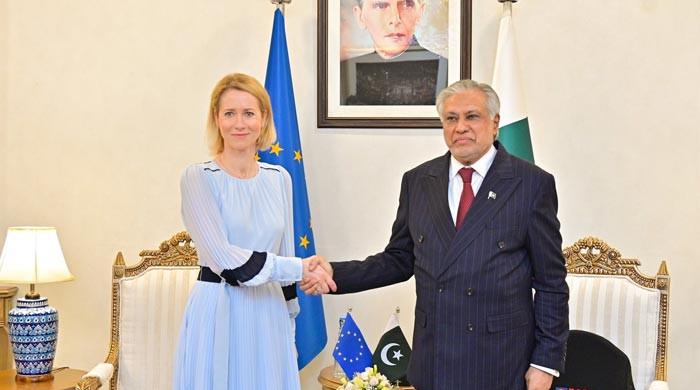 EU foreign policy chief commends Pakistan’s role in mediating Iran-US talks