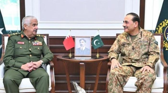 Bahraini commander hails Pakistani military's contribution to regional stability