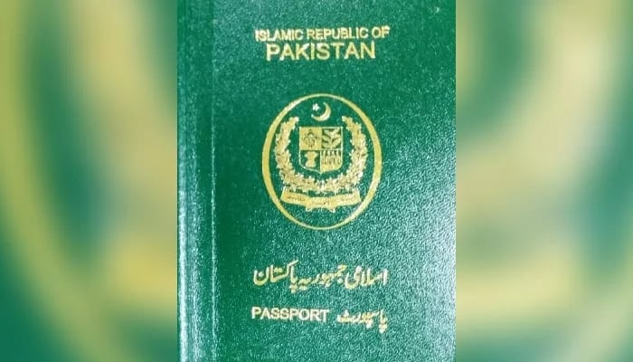 This undated photo shows a Pakistani passport. — X/@DGIPofficial