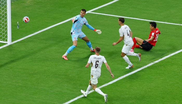 South Koreas player hit a goal during Fifa World Cup 2026 Group A match between South Korea vs Czech Republic in - Estadio Guadalajara, Guadalajara on June 11, 2026. — Reuters