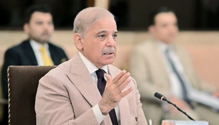 Prime Minister Shehbaz Sharif chairs a special meeting of the federal cabinet in Islamabad, June 12, 2026. — APP