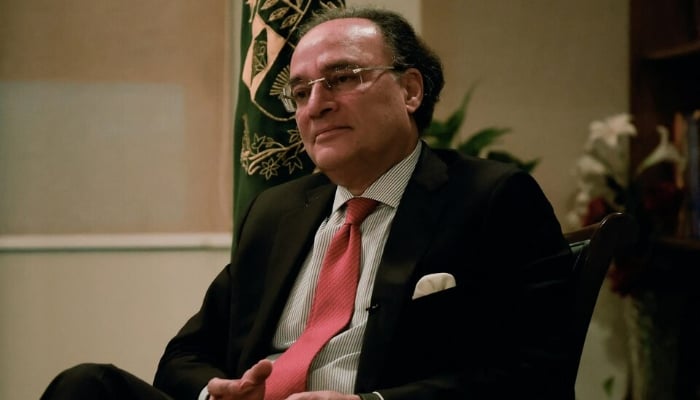 Finance Minister Muhammad Aurangzeb during a Reuters interview in Islamabad, June 15, 2026. — Reuters