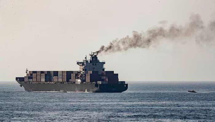 US forces patrol near the Iranian-flagged cargo ship M/V Touska after it was boarded and seized by US forces on Sunday, at a location given as the Arabian Sea. — Reuters/File