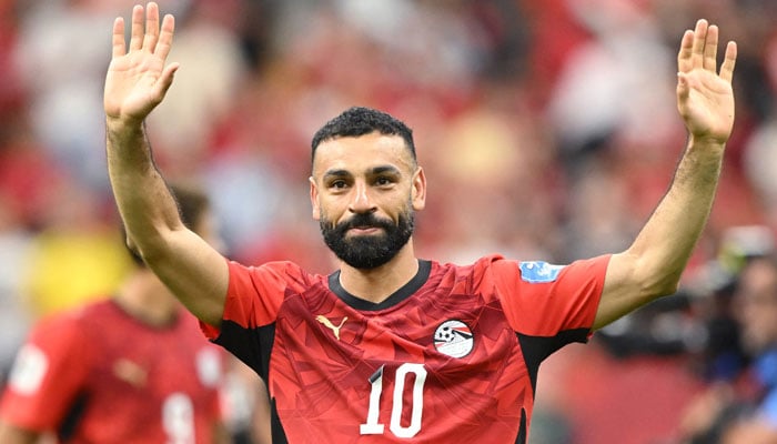 Egypts Mohamed Salah celebrates after the Group G match during the Fifa World Cup 2026, New Zealand v Egypt, at BC Place, Vancouver, Canada, on June 21, 2026. — Reuters