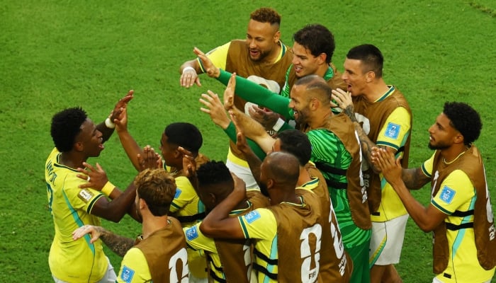 Brazils Vinicius Junior celebrates scoring their second goal against Scotland in Group C match of Fifa World Cup 2026 at Miami Stadium, Miami Gardens, Florida, US on June 24, 2026. — Reuters