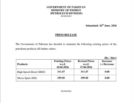 Govt maintains petrol, diesel rates after weekly review