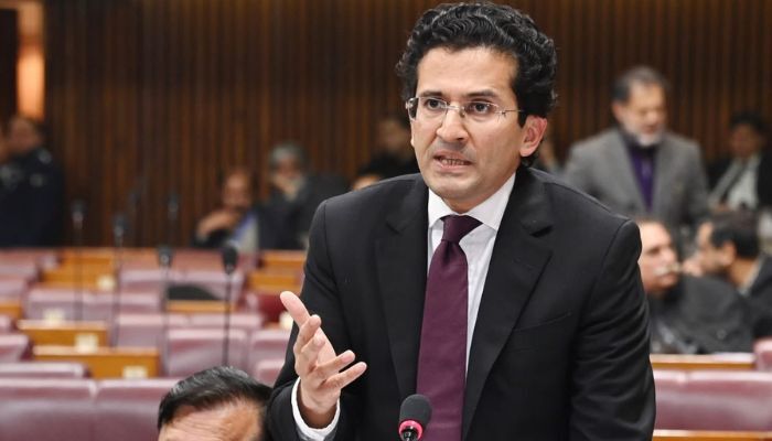 Federal Minister for Petroleum Ali Pervaiz Malik speaking at the National Assembly, Islamabad, January 20, 2026. — X/@AliPervaiz450