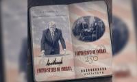 Trump unveils new US passport with picture of himself