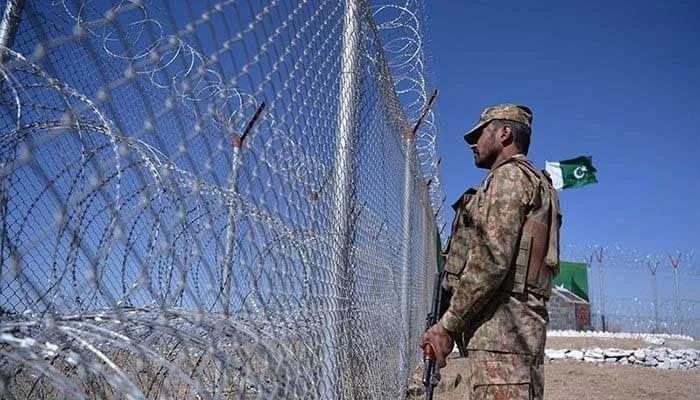 Pakistani soldiers keep watch at the Pakistan-Afghanistan border in Chaman, Balochistan province, on March 19, 2026. — AFP