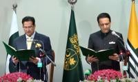 PML-N's Iftikhar Gilani Takes Oath As AJK Prime Minister